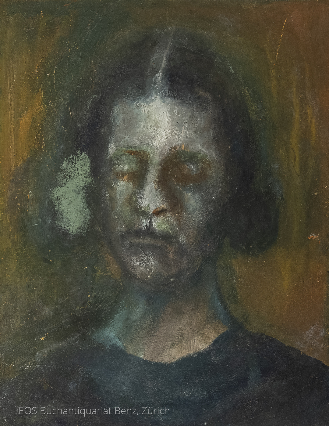 Eckertz, Waldemar (1878–1947): - Porträt von Charlotte Eckertz.