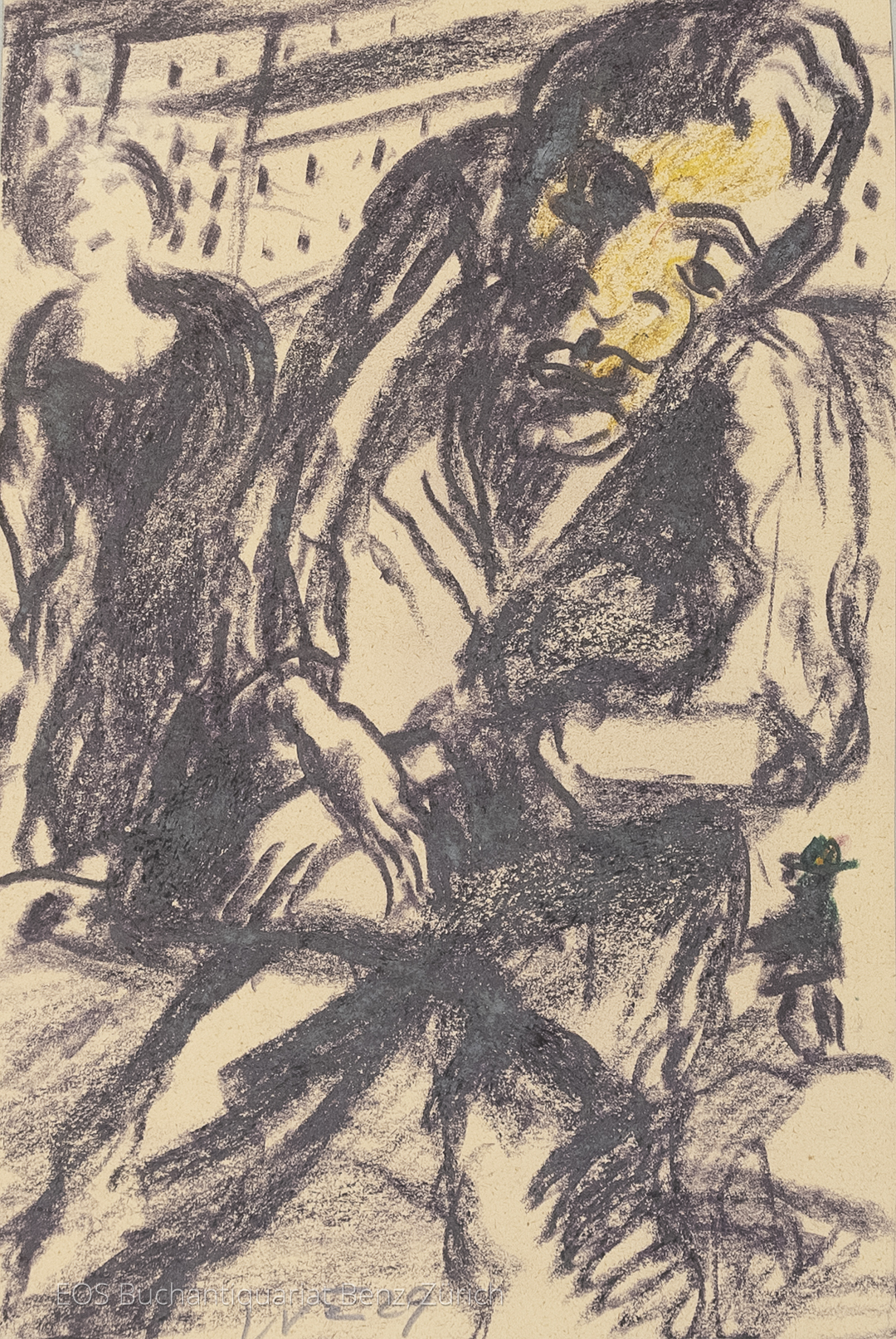 Eckertz, Waldemar (1878–1947): - Mann und Frau in der Stadt.