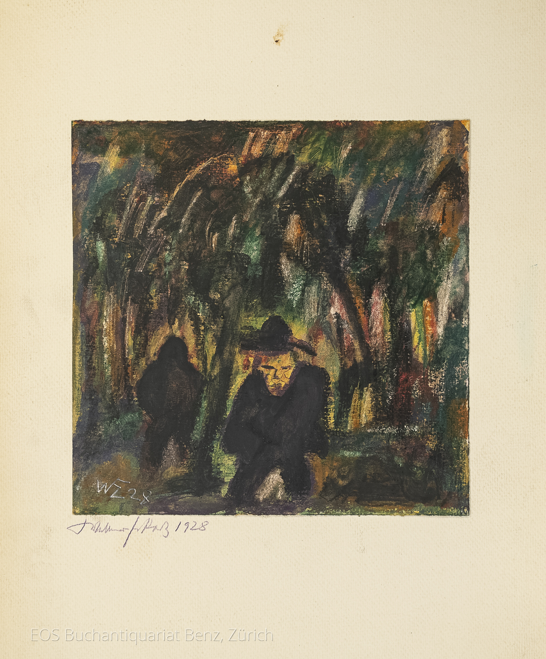 Eckertz, Waldemar (1878–1947): - 2 Männer.