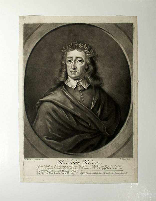 Milton, John (1608-1674): - Engl. Dichter.