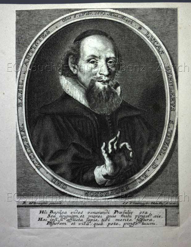 Gernler, Lukas (1625-1675): - Basler Theologe (ref.).