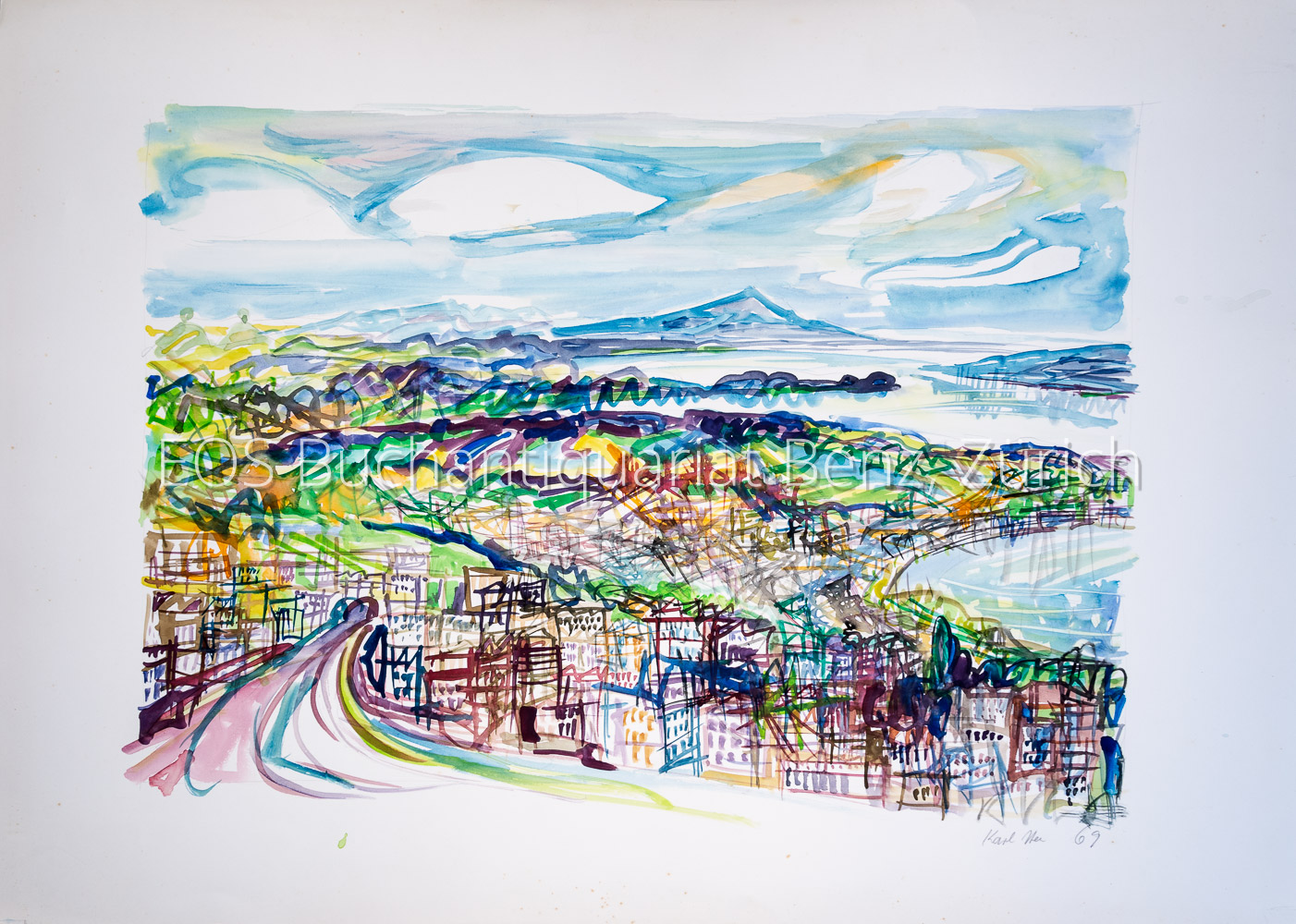 Iten, Karl (1922–1994): - (Stadt mit See).