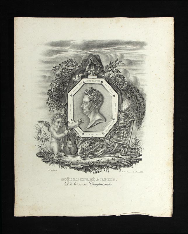 Boieldieu, Adrien Louis Victor (1815-1883): - Französischer Komponist.