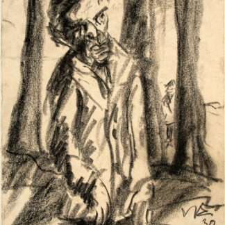 Eckertz, Waldemar (1878–1947): - Mann im Wald.