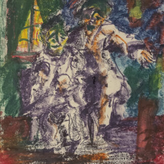 Eckertz, Waldemar (1878–1947): - Mann und Frau, im Hintergrund 1 Fenster.