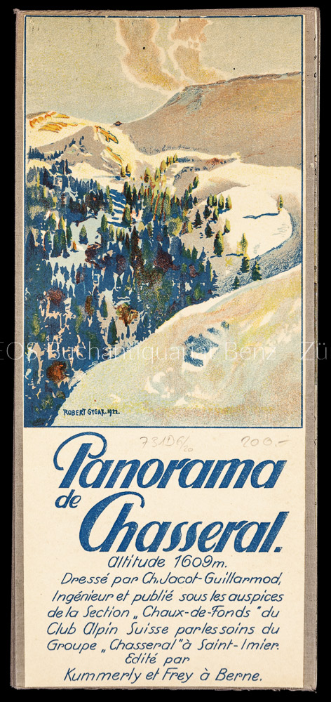 Jacot-Guillarmod, Charles (1868–1925): - Panorama de Chasseral. Altitude 1609 m.
