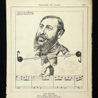 Delibes, Clément Philibert Léo  (1836-1891): - Französischer Komponist.