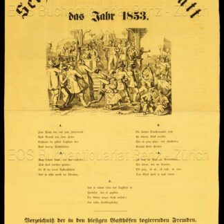 - Sechseläuten-Tagblatt für das Jahr 1853.