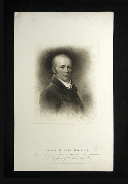 Currie, James (1756 - 1805): - Schottischer Physiker.