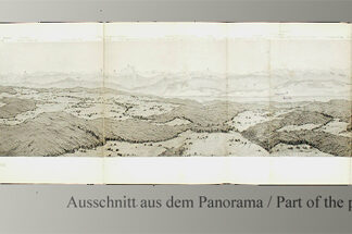 Ringger, Rudolf: - Panorama vom Fürstlich Fürstenbergischen Schlosse Heiligenberg in Schwaben.