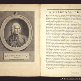 Nollet, Jean-Antoine  (1700-1770): - Franz. Physiker u. Geistlicher.