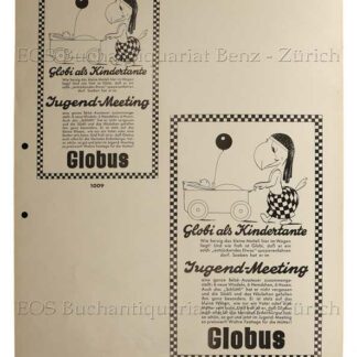 Lips, Robert (1912-1975): - Globi als Kindertante, Jugend-Meeting (Nr. 1009/1910).
