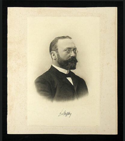 Gaffky, Georg Theodor August (1850-1918): - Dt. Mediziner (Bakteriologe u. Hygieniker).