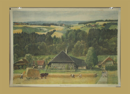Surbek, Victor (1885 - 1975). - Berner Bauernhof.