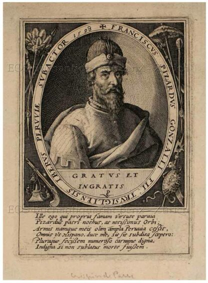 Pizarro, Francisco (1476 o. 1478 -1541): - Seemann.