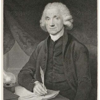 Priestley, Joseph (1733-1804): - Brustbild-Portrait.