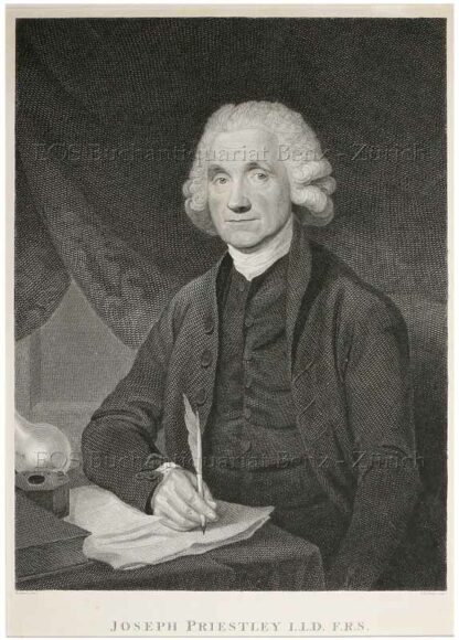 Priestley, Joseph (1733-1804): - Brustbild-Portrait.