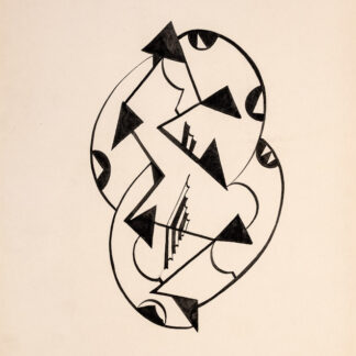 Eckertz, Waldemar (1878–1947): - (Komposition von Kreisen und Dreiecken).