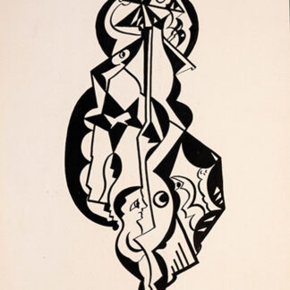 Eckertz, Waldemar (1878–1947): - (Augen und Gesichter – Komposition).