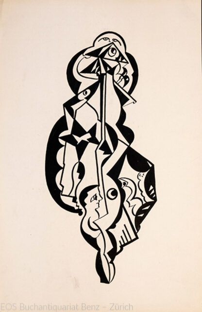 Eckertz, Waldemar (1878–1947): - (Augen und Gesichter – Komposition).
