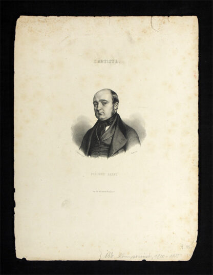 Berat, Frédéric  (1810-1855): - Franz. Liedkomponist.