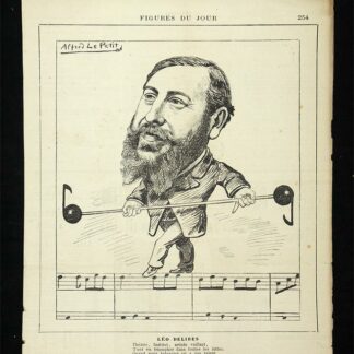 Delibes, Clément Philibert Léo  (1836-1891): - Französischer Komponist.