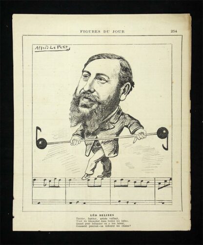 Delibes, Clément Philibert Léo  (1836-1891): - Französischer Komponist.