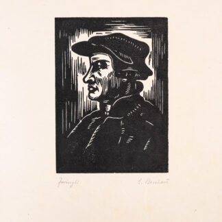 Bosshart, Ernst (1879–1951): - Portrait von Ulrich Zwingli (Brustbild im Profil).